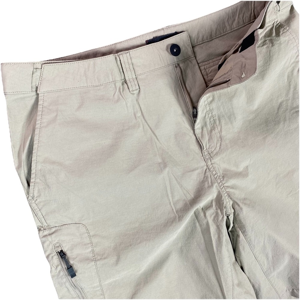 Gramicci Live Free Shorts Mens 38 Beige Nylon Hiking Gorpcore Outdoor Utility - Picture 5 of 16